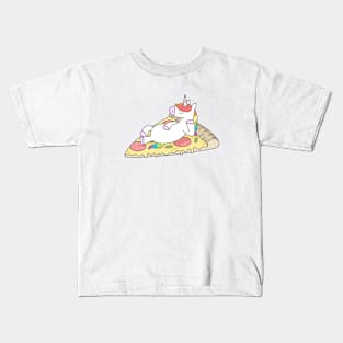 Unicorn Pizza Kids T-Shirt